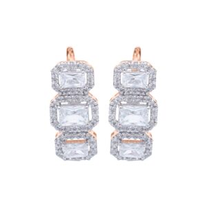 Diamond Gold Unique Earrings MDER127