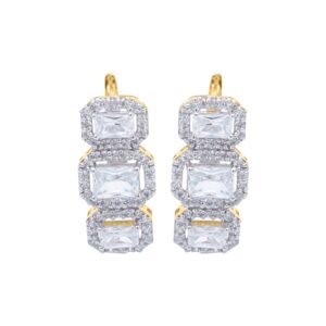 Diamond Gold Unique Earrings MDER127