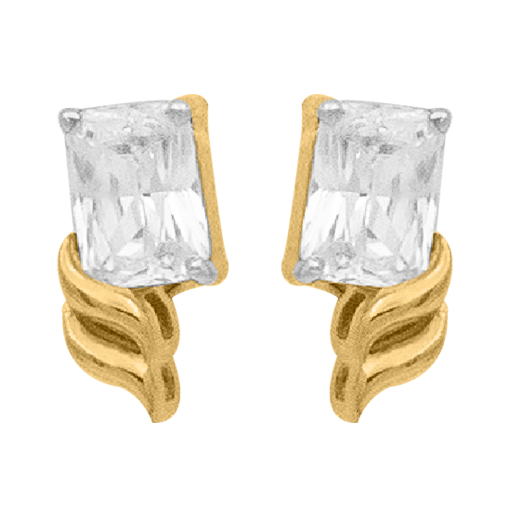Diamond Gold Beautiful Earrings MDER125