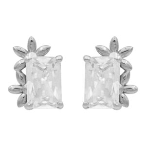 Diamond Gold Attractive Floral Earrings MDER124