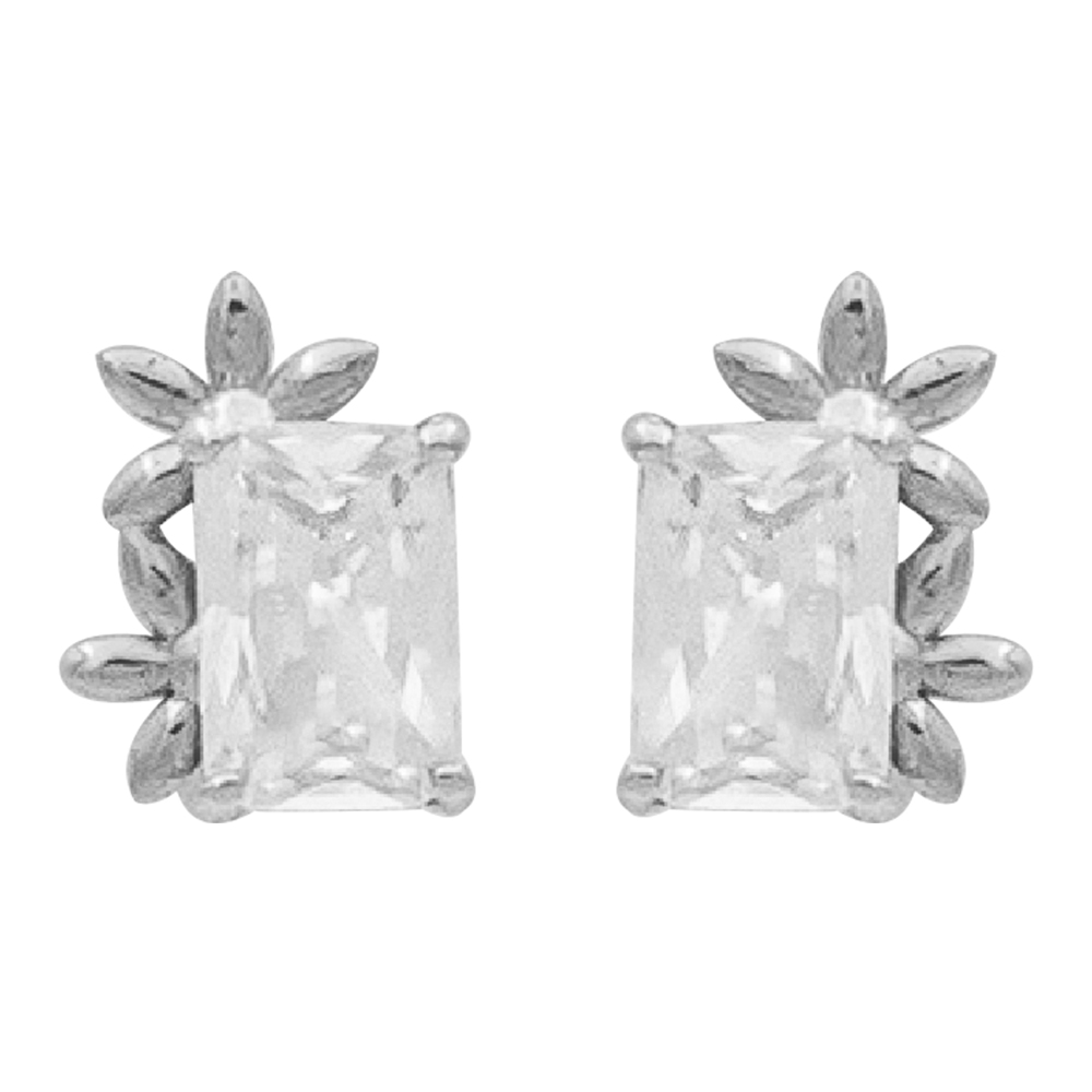 Diamond Gold Attractive Floral Earrings MDER124 - Image 3