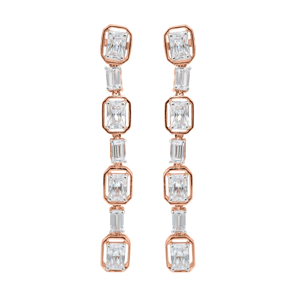 Diamond Gold Stunning Earrings MDER121 - Image 2