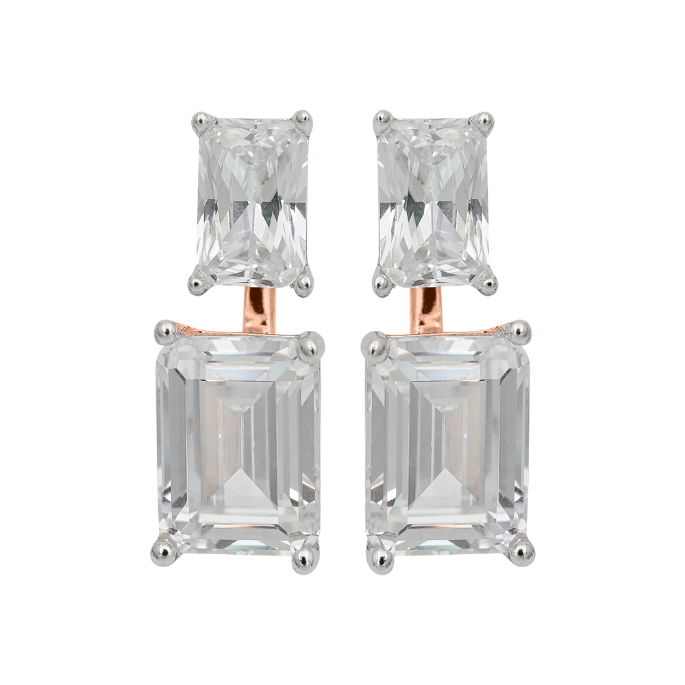 Diamond Gold Elite Earrings MDER119 - Image 2