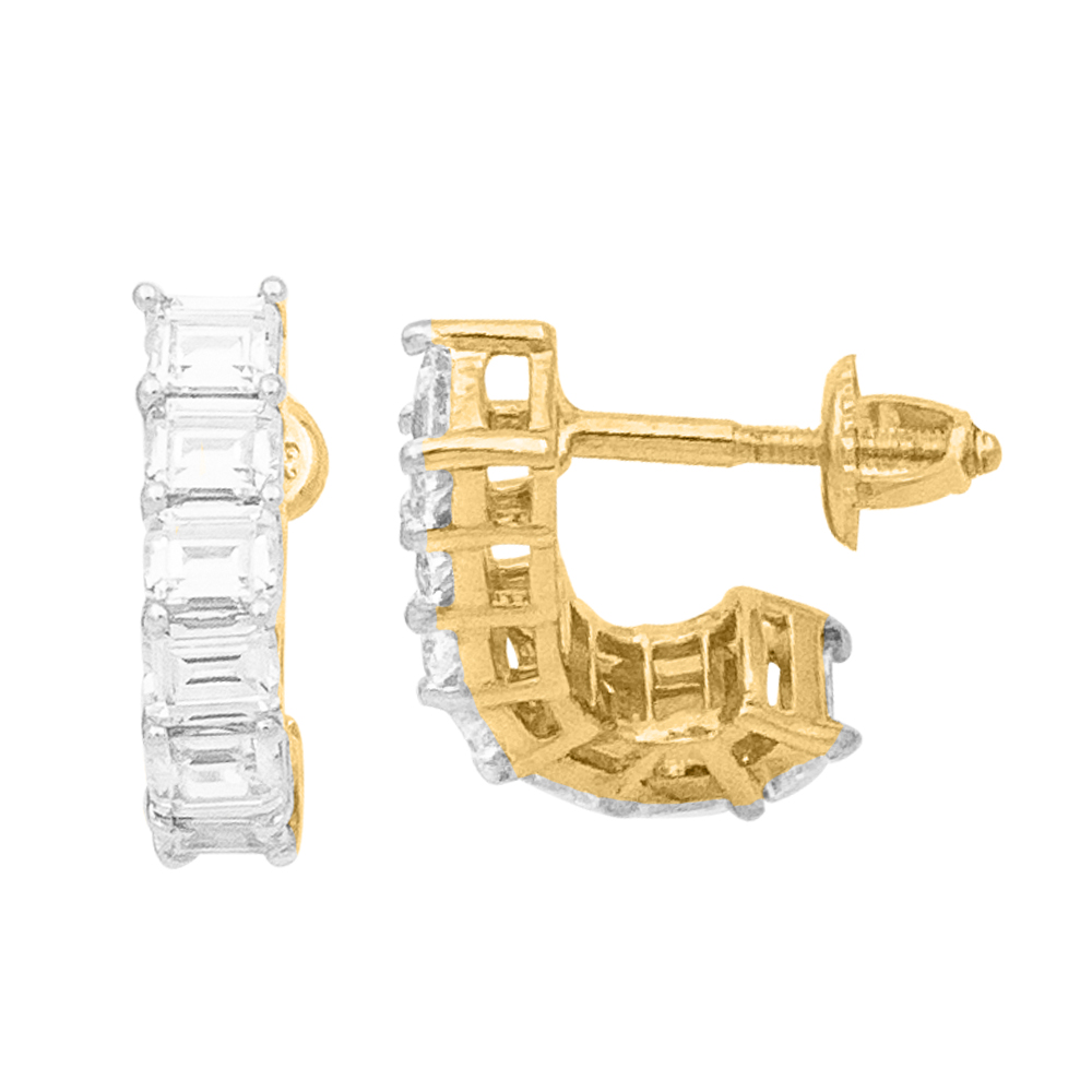Diamond Gold Elegant Earrings MDER117