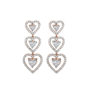Diamond Gold Delicate Earrings MDER113
