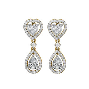 Diamond Gold Trending Earrings MDER112