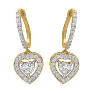 Diamond Gold Unique Earrings MDER111