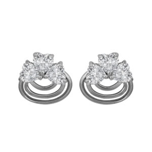 Diamond Gold light weight Earrings MDER109