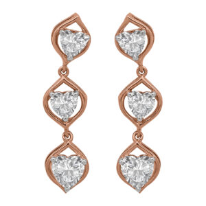 Diamond Gold Daily Wear Earrings MDER106