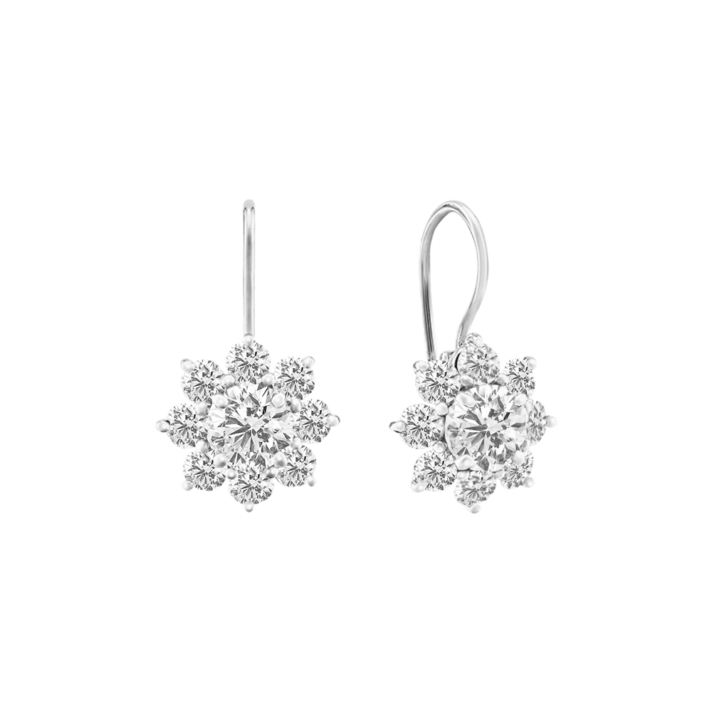 Diamond Dazzling 14K Gold Earrings MDER100 - Image 4