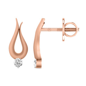 Diamond Cocktail 14K Gold Earrings MDER45