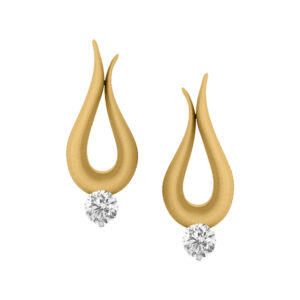 Diamond Cocktail 14K Gold Earrings MDER45