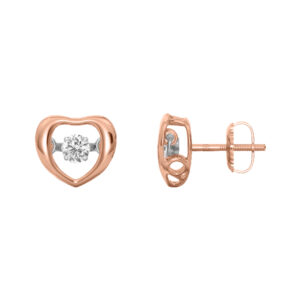 Diamond Glam 14K Gold Earrings MDER44