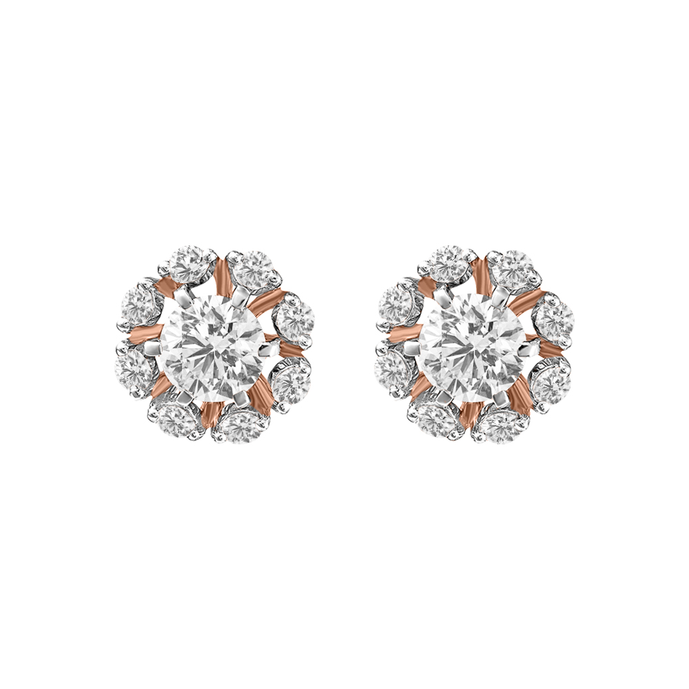 Diamond Glorious 14K Gold Earrings MDER43