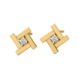 Diamond Flair 14K Gold Earrings MDER40