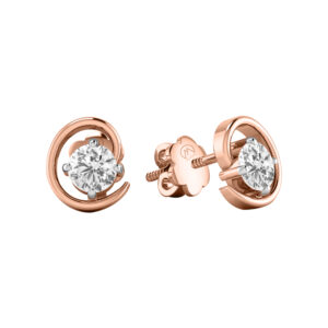 Diamond Shining 14K Gold Earrings MDER39