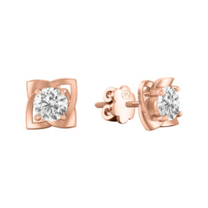 Diamond Gorgeous Design 14K Gold Earrings MDER38