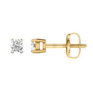 Diamond Unique 14K Gold Earrings MDER28