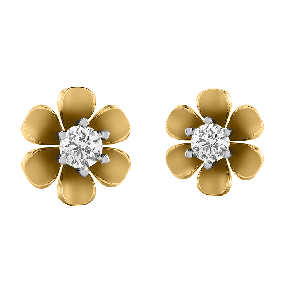Diamond Elite 14K Gold Earrings MDER20