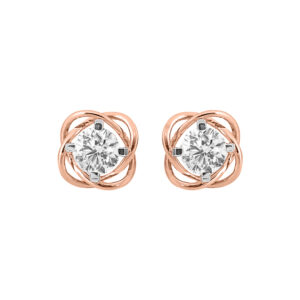 Diamond Modern 14K Gold Earrings MDER4