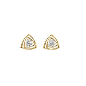 Diamond Fancy 14K Gold Earrings MDER1