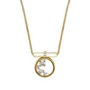 Diamond Gold Cocktail Pendants MDP160