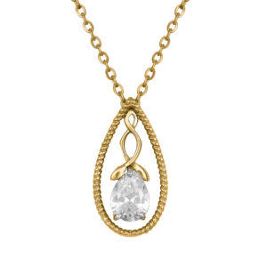 Diamond Gold Flair Pendants MDP142