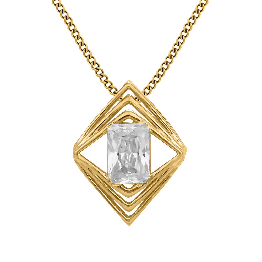 Diamond Gold Attractive Floral Pendants MDP108