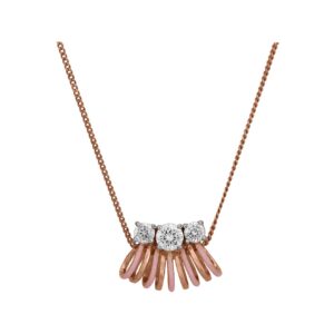 Diamond Gold Dazzling Pendants MDP105