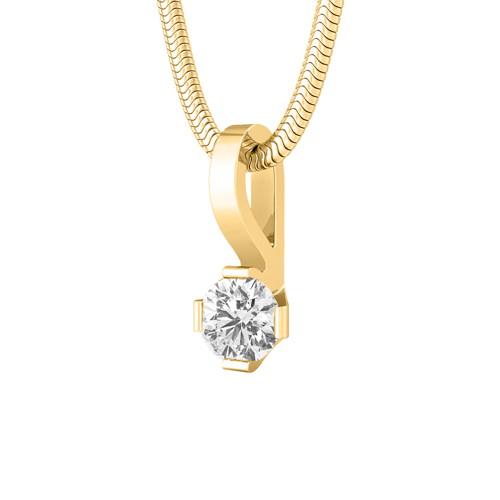 Diamond Gold Delicate Pendants MDP100