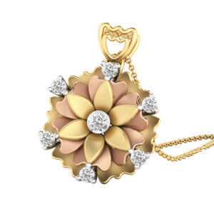 Diamond Gold Daily Wear Pendants MDP55