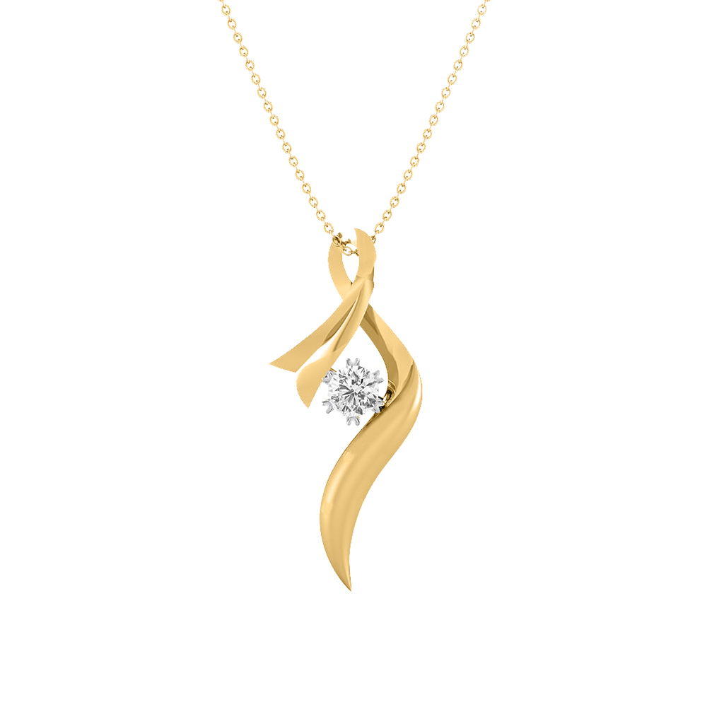 Diamond Gold Modern Pendants MDP53