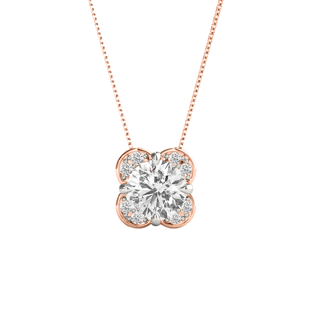 14k Diamond Antique Gold Pendants MDP46 - Image 3
