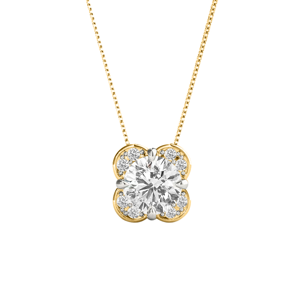 14k Diamond Antique Gold Pendants MDP46 - Image 2