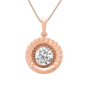 14k Diamond Cocktail Gold Pendants MDP45