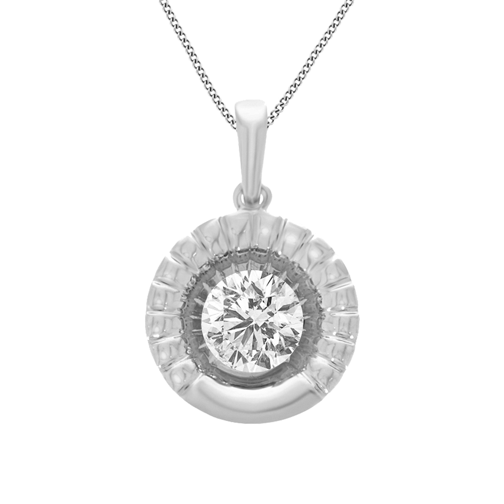 14k Diamond Cocktail Gold Pendants MDP45 - Image 2