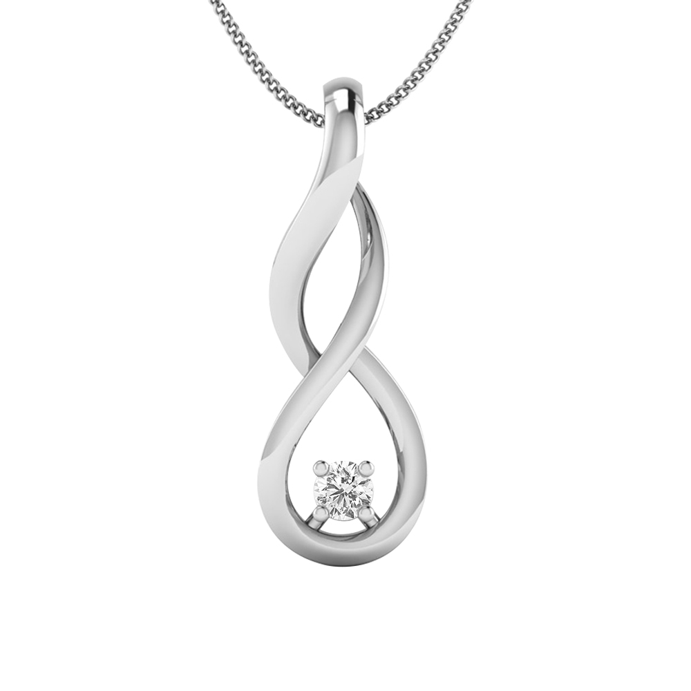 14k Diamond Glam Gold Pendants MDP44 - Image 3