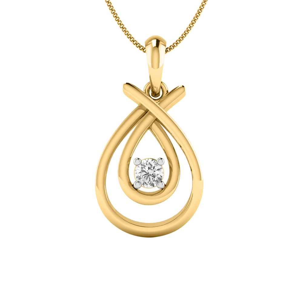 14k Diamond Glorious Gold Pendants MDP43