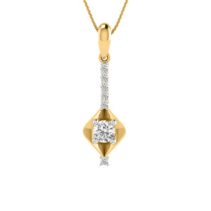 14k Diamond Flair Gold Pendants MDP40