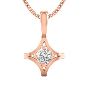 14k Diamond Simple Gold Pendants MDP33