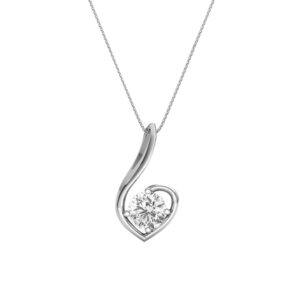 14k Diamond Floral Gold Pendants MDP30