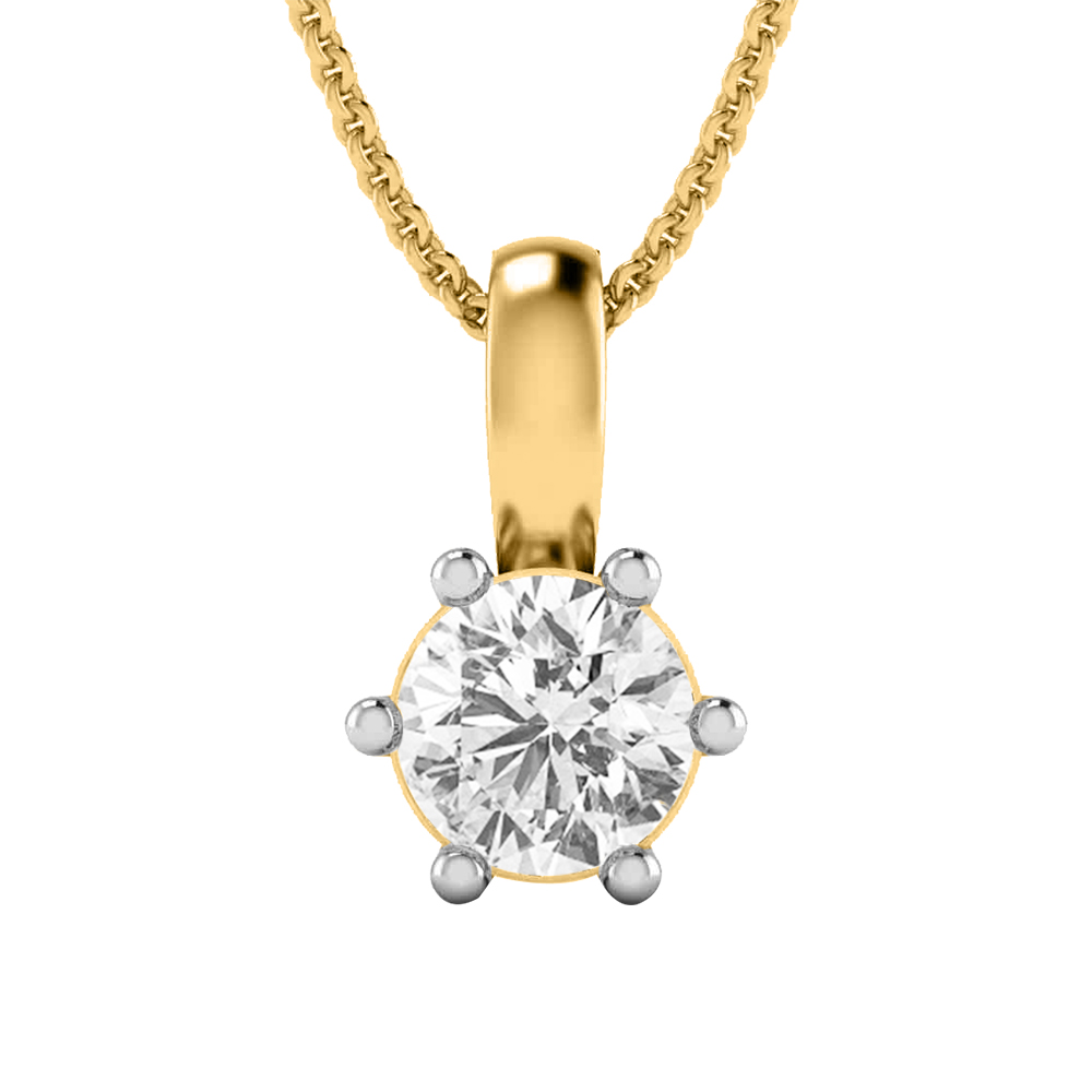 14k Diamond Stylish Gold Pendants MDP27