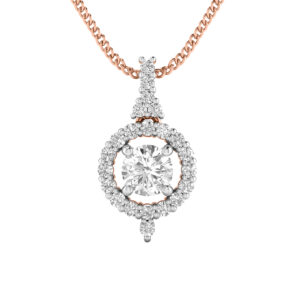 14k Diamond Attractive Floral Gold Pendants MDP22