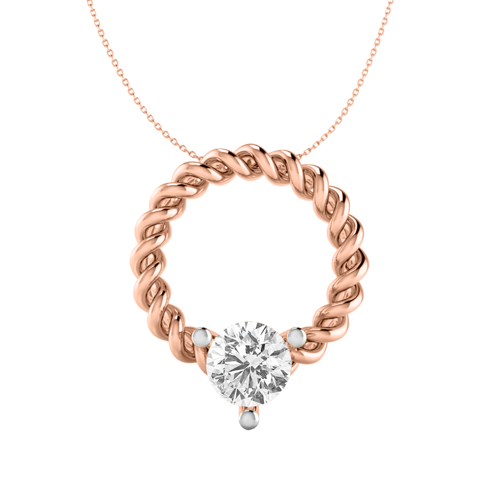 14k Diamond Dazzling Gold Pendants MDP21 - Image 3