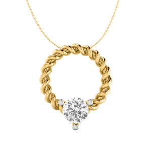 14k Diamond Dazzling Gold Pendants MDP21