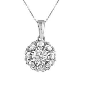 14k Diamond Classic Gold Pendants MDP10