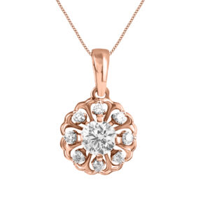 14k Diamond Classic Gold Pendants MDP10