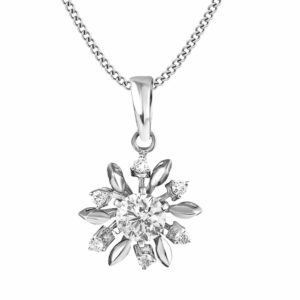 14k Diamond Modern Gold Pendants MDP6