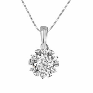 14k Diamond Plain Gold Pendants MDP4