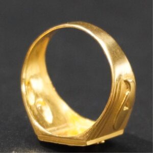 22kt gold ring for gents